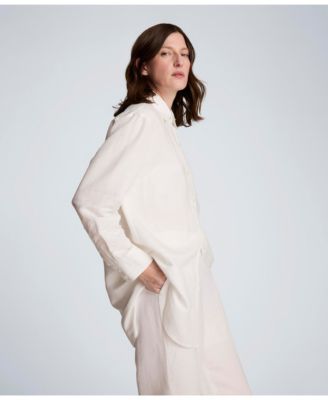 Women's Long-Sleeve Button-Front Top