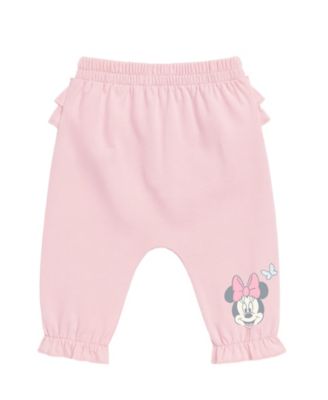 Baby Girls' Minnie Mouse Bodysuits and Pants, 3-Piece Set
