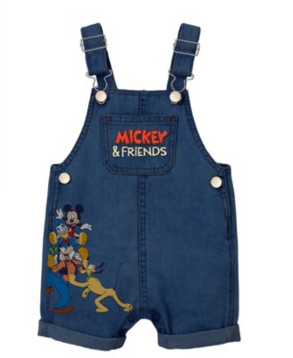 Baby Boys' Mickey Mouse & Friends T-Shirt and Shortall, 2-Piece Set