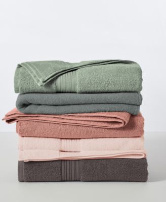 Quick-Drying Cotton 6-Piece Bath Towel Set,54x27x0.5 inches,26x16 inches