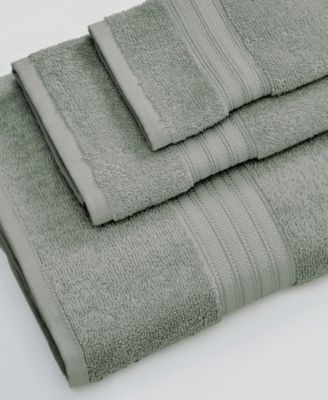 Quick-Drying Cotton 6-Piece Hand Towel Set, 26" x 16"