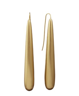 Gold-Tone Oversized Threader Earrings