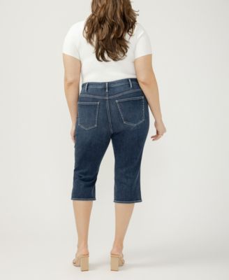 Plus Size Isbister High-Rise Capri Jeans