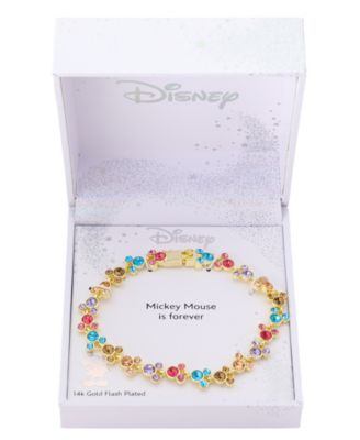 Crystal Mickey Mouse Tennis Bracelet