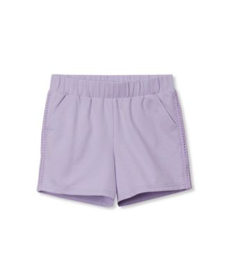 Girls French Terry Pull On Shorts