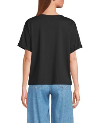 Women's Oversized Supima Short Sleeve Crew Neck T-Shirt