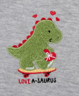 Love-A-Saurus Bodysuit, 4-Piece Set