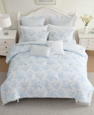 Annalise Floral Reversible 5-Pc. Comforter Set, Twin
