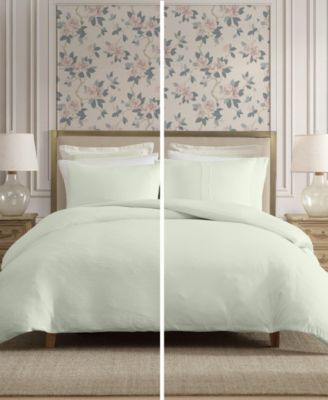 Crinkle Woven Gauze 3-Pc. Duvet Cover Set, Queen