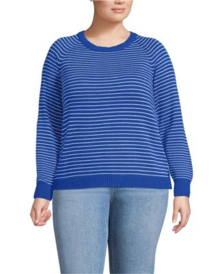 Plus Size Drifter Raglan Crew Sweater
