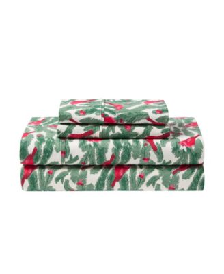 Brushed Cotton Flannel 4-Pc. Sheet Set, King