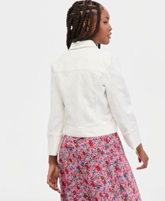 Women's Cropped Embroidered Jacket