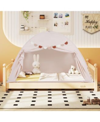 Indoor Bed Canopy Tent for Kids with 2 Windows