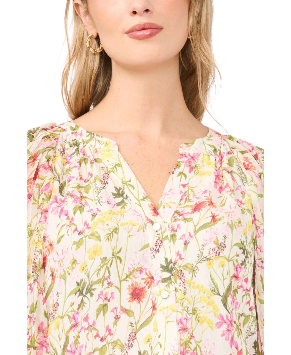 Vince Camuto Women's V-Neck Blouse