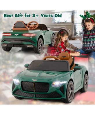 12V Powered Car Kids Ride-on Racer Car Licensed Bentley Bacalar