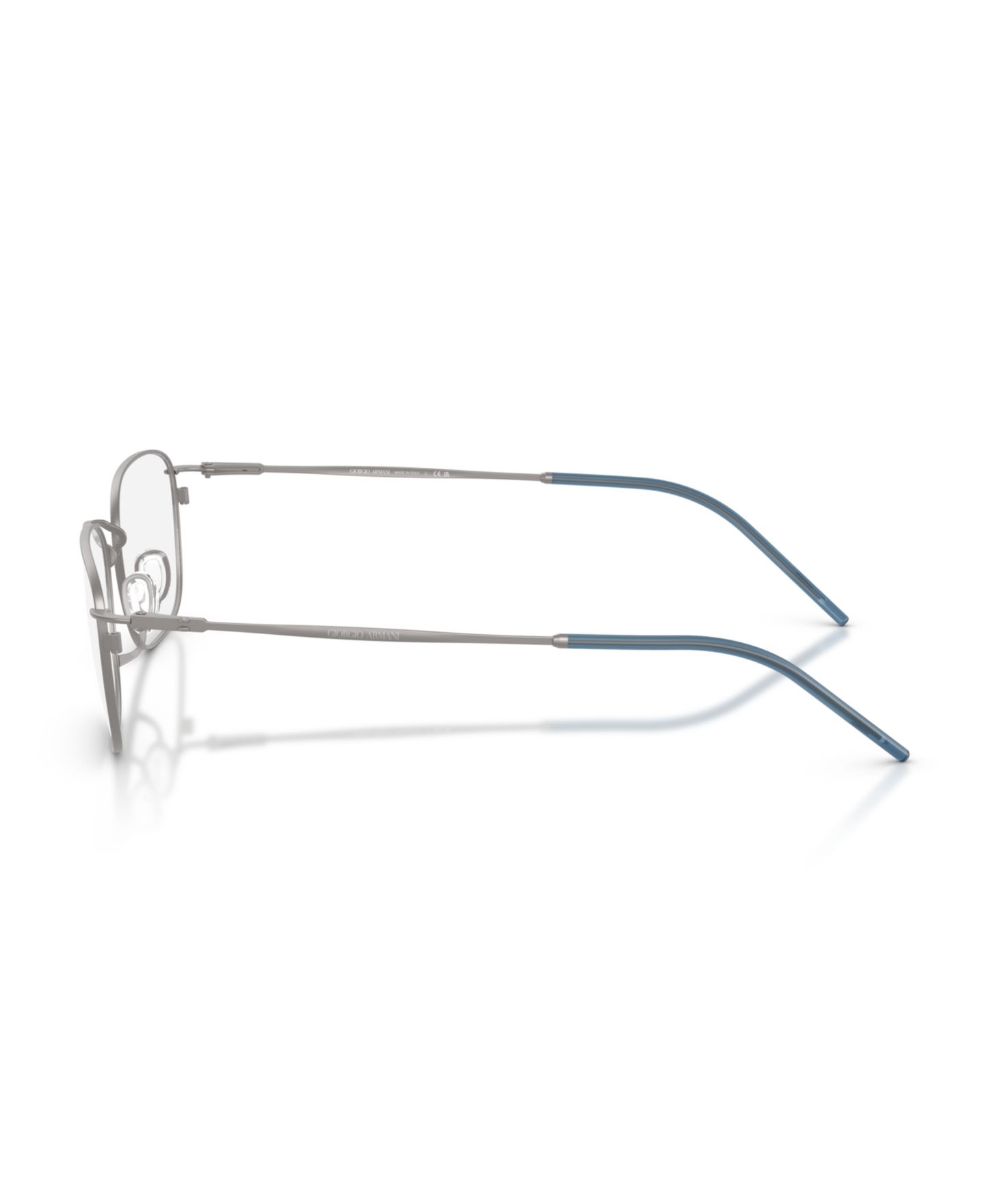 Мужские очки Giorgio Armani Man Pillow Metal AR5171 Eyeglasses, цвет: Графитовый — фото 3