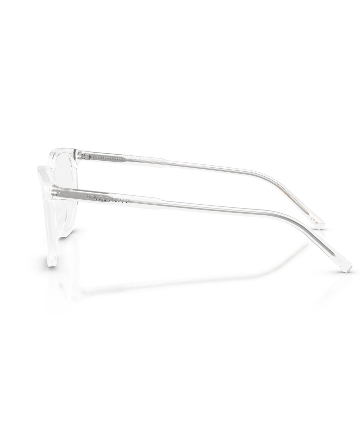 Мужские очки Dolce&Gabbana Man Square Plastic DG3445 Eyeglasses, цвет: Прозрачный — фото 4