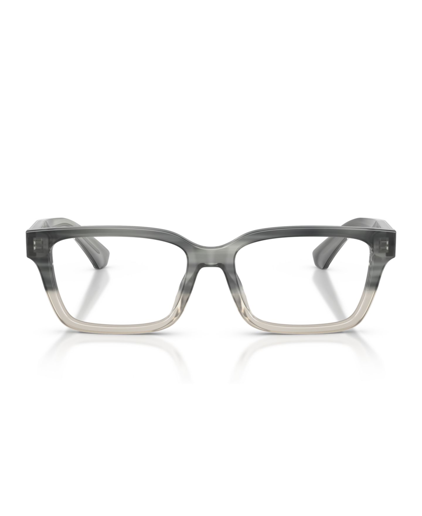 Мужские очки Burberry Man Rectangle Plastic BE2453 Eyeglasses, цвет: Серый градиентный — фото 4