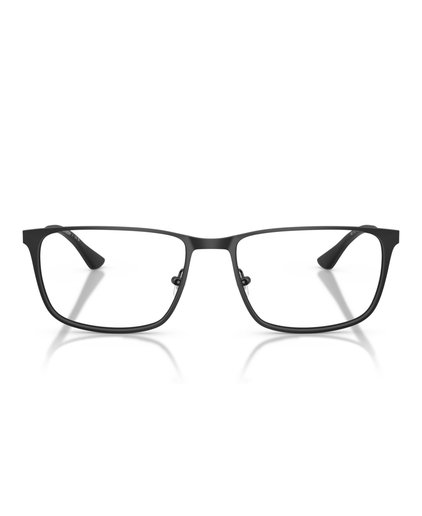 Мужские очки Brooks Brothers Man Rectangle Metal BB1127 Eyeglasses, цвет: Чёрный — фото 4
