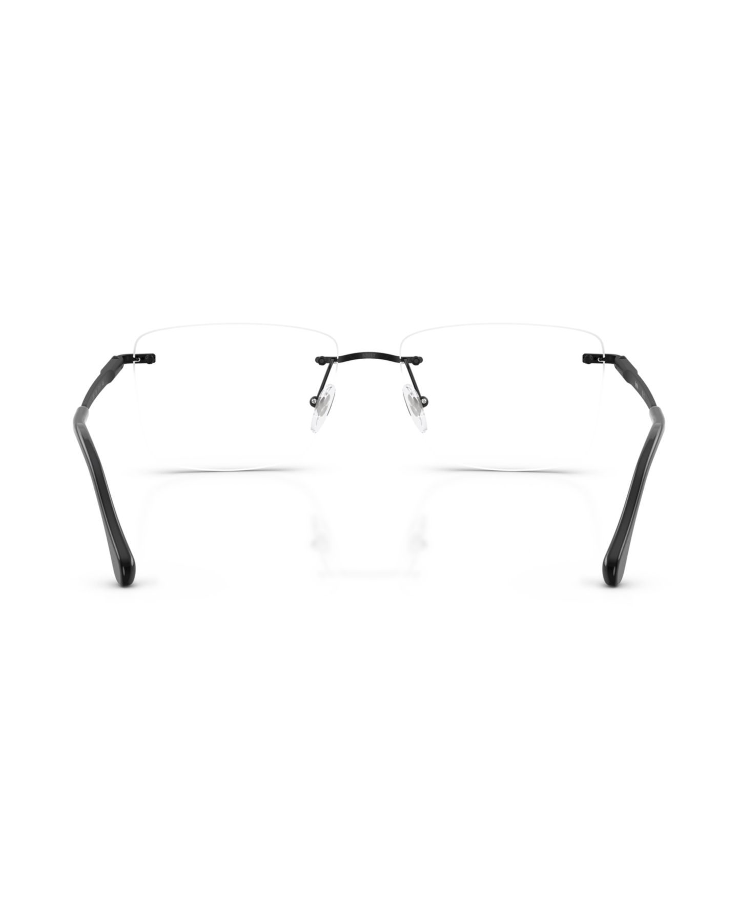 Мужские очки Sferoflex Man Square Metal SF2304 Eyeglasses, цвет: Матовый чёрный — фото 2