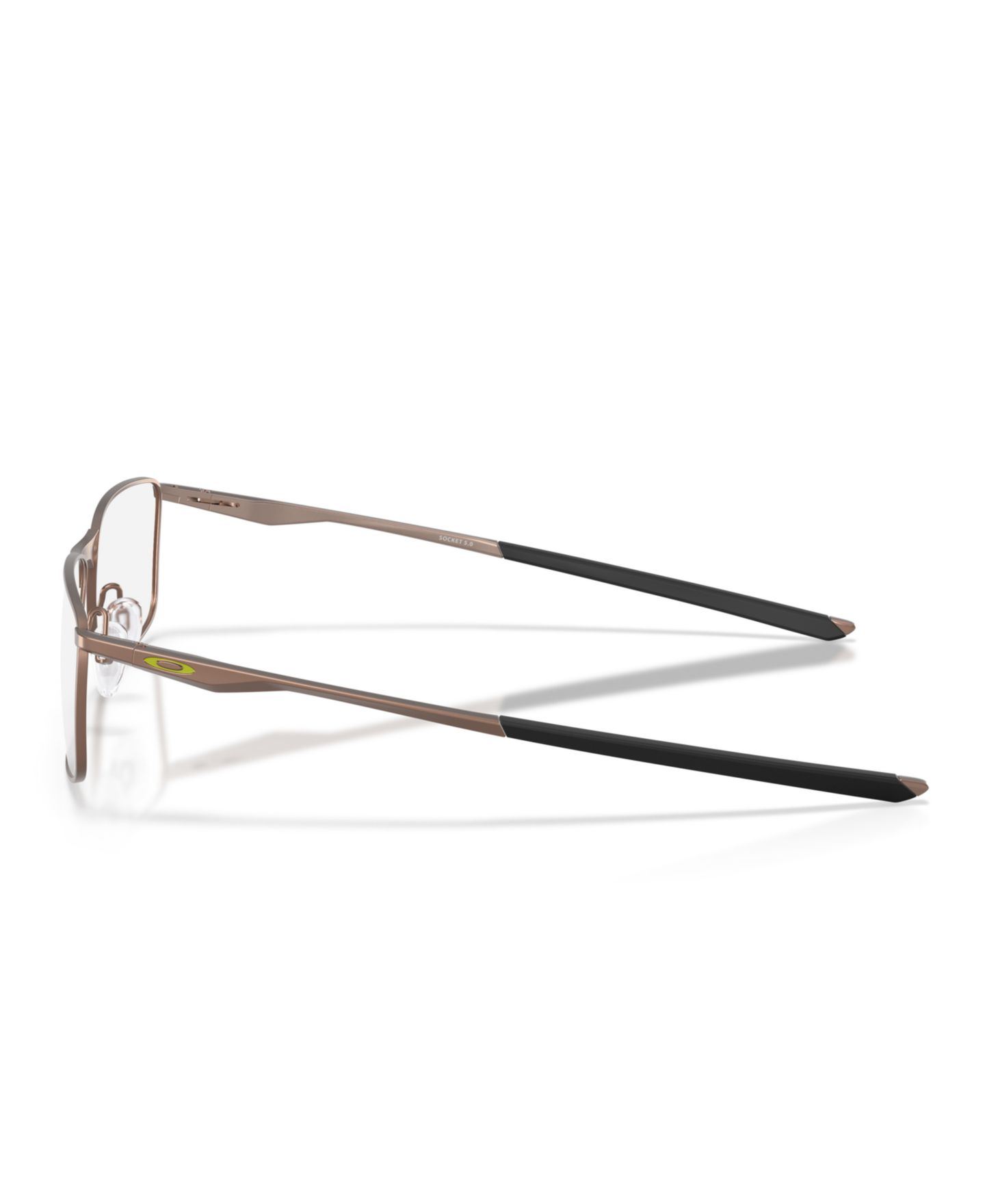 Мужские очки Oakley Man Rectangle Metal OX3217 Socket 5.0 Limitless Collection Eyeglasses, цвет: Красное дерево — фото 3