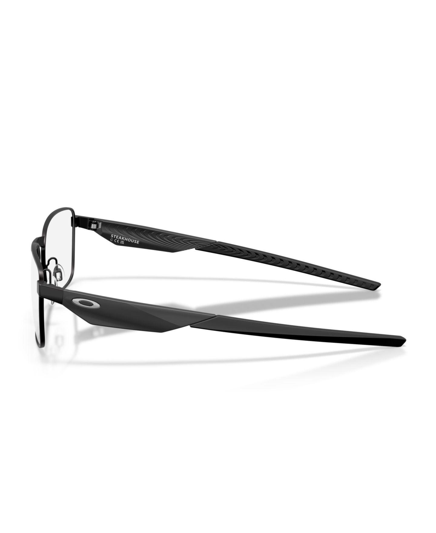 Очки Oakley Unisex Rectangle Metal OX3140 Steakhouse Eyeglasses, цвет: Атласный чёрный — фото 3