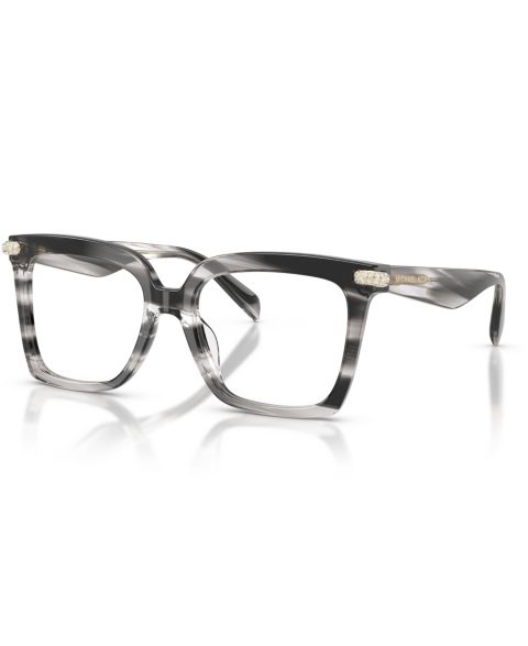 Женские очки Michael Kors Woman Square Plastic MK4191BU Exumas Eyeglasses, цвет: Чёрный