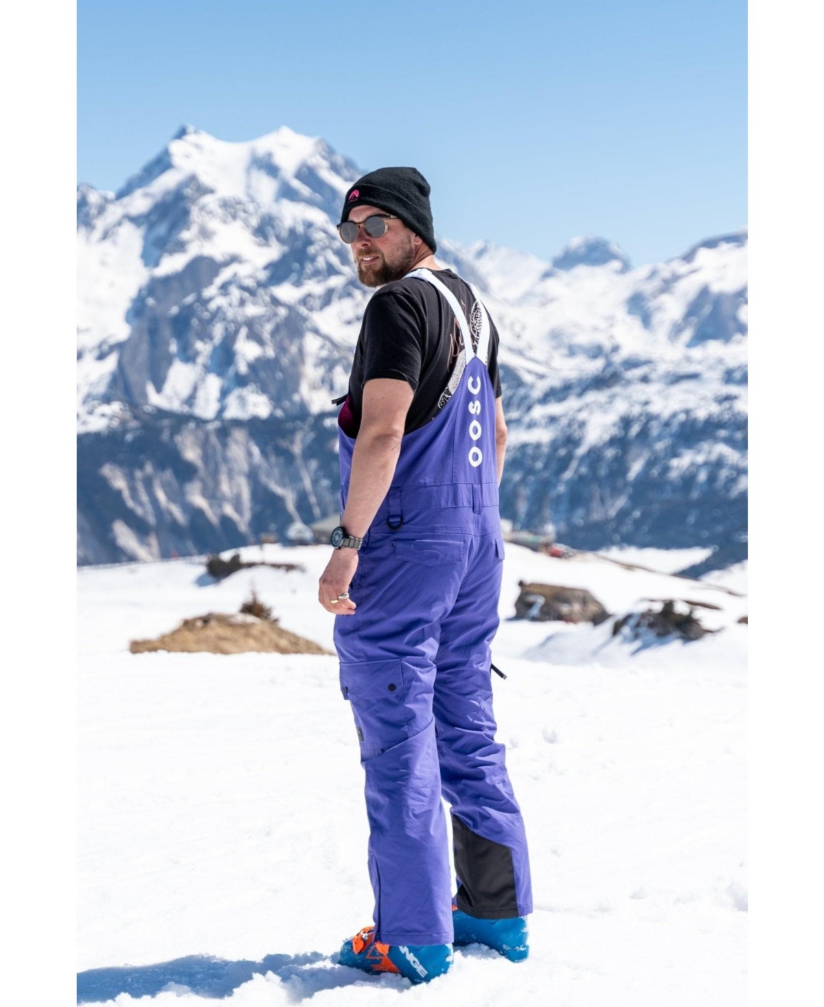 Oosc Clothing Men's Yeh Man Bib Pant - Purple