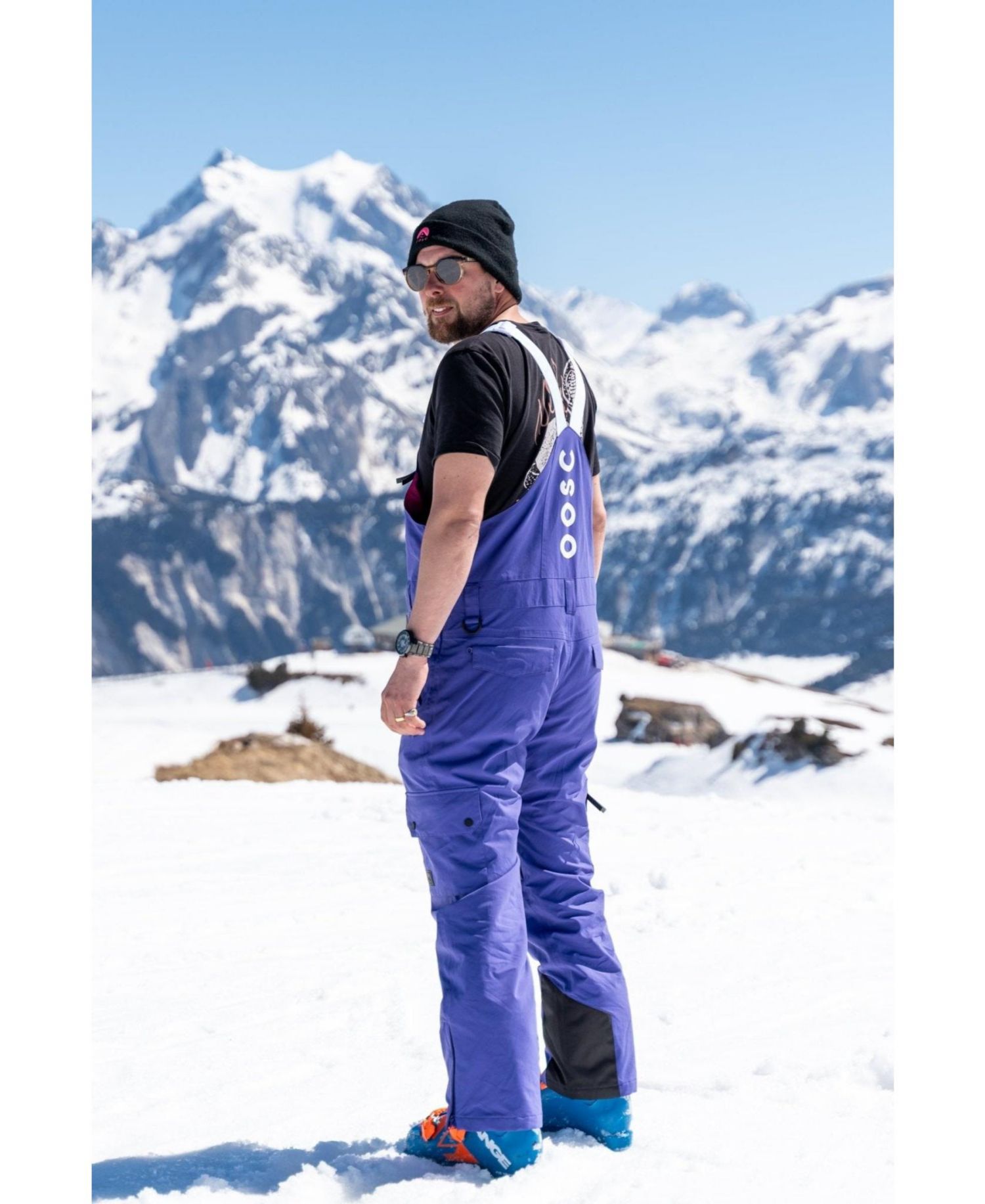 Men's Yeh Man Bib Pant - Purple