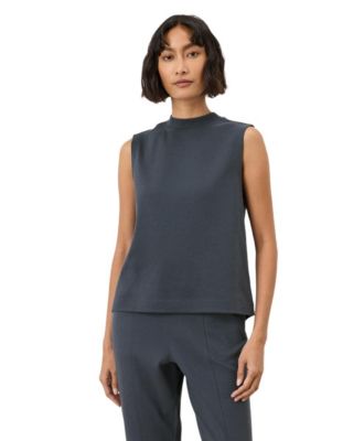 Women's Airplane Mock Neck Shell