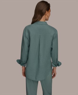 Women's Button-Down Linen Shirt