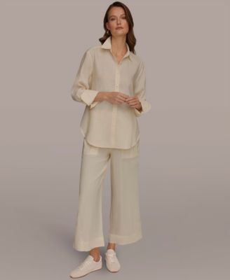 Women's Button-Down Linen Shirt