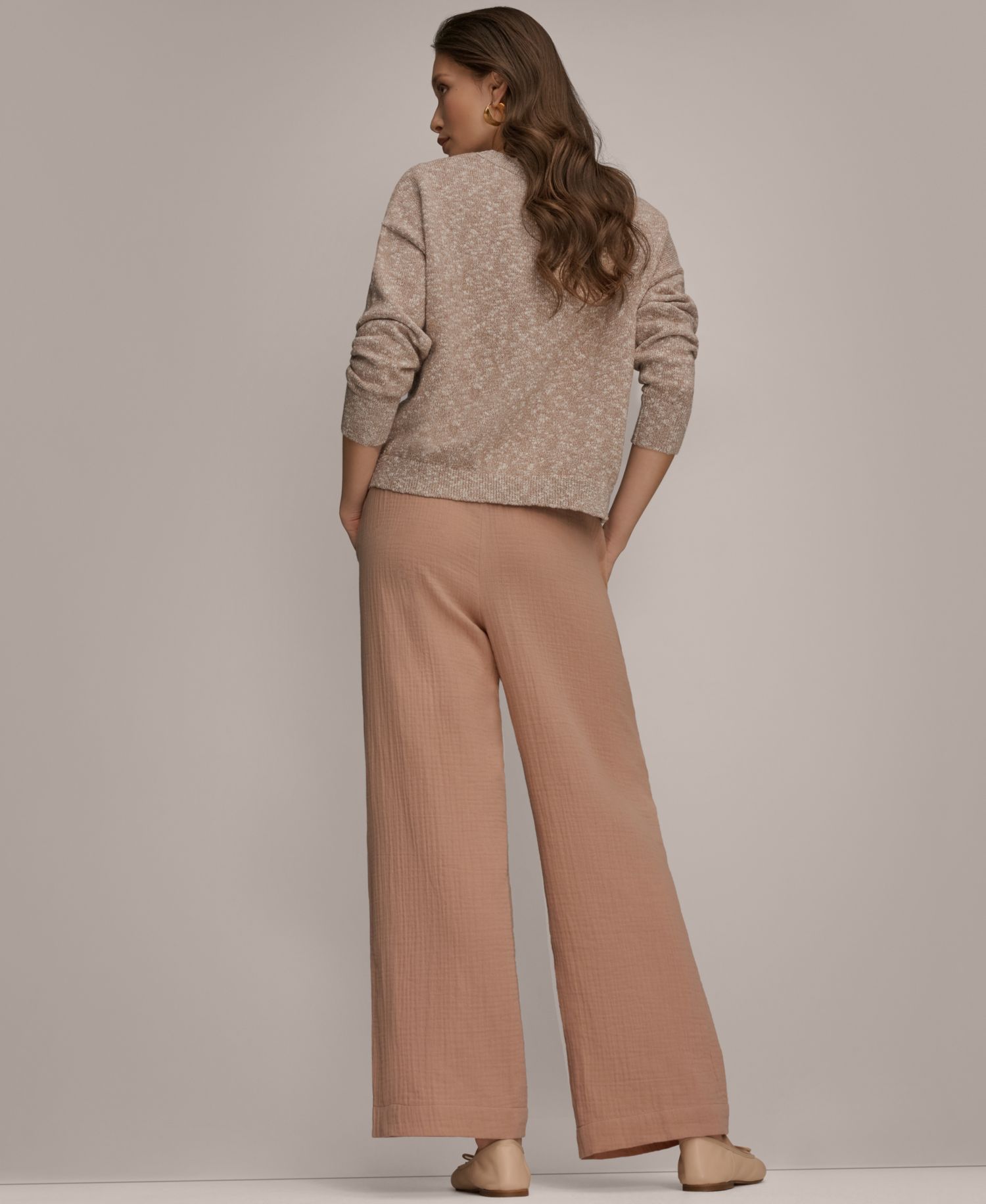 Women's Crewneck Long-Sleeve Sweater
