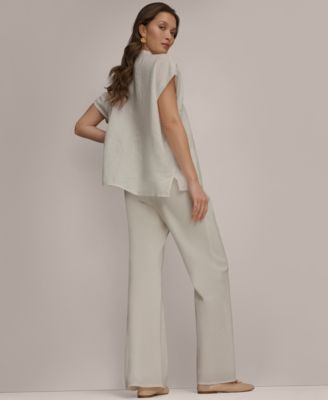 Women's Linen V-Neck Linen Top