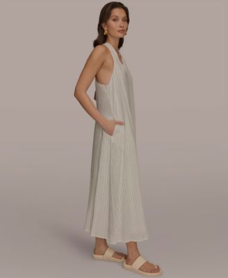 Women's V-Neck Midi Dress