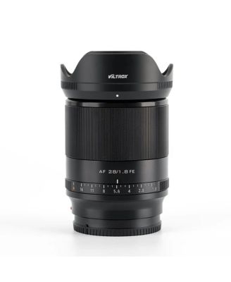 AF 28mm f/1.8 STM Lens for Sony E, Bundle with 55mm Essentials Filter Kit, Cleaning Kit and Cleaning Cloth