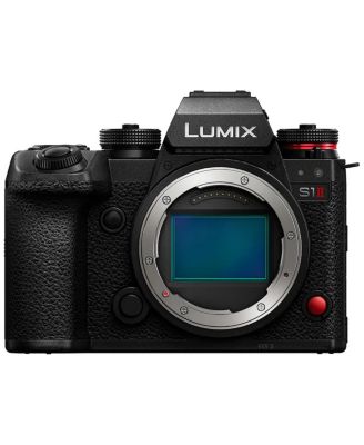 LUMIX S1II Mirrorless Camera with Alpine 160 Multi-Device Shoulder Bag, GOLD Series Professional 1800x 128GB UHS-II SDXC Memory Card