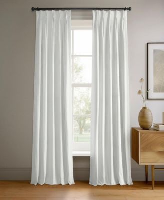 French Pleat Signature Velvet Blackout Curtain