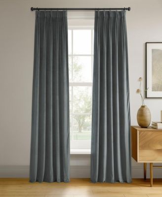 French Pleat Signature Velvet Blackout Curtain