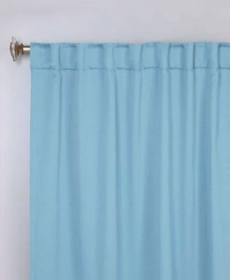 Solid Classic Modern Blackout Curtain Set ,26" x 84" (Set of 2)