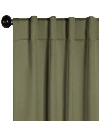 Solid Classic Modern Blackout Curtain Set ,26" x 84" (Set of 2)