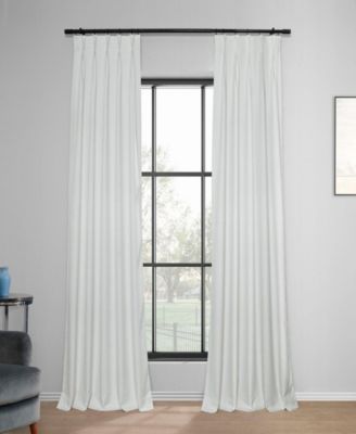 French Pleat Performance Linen Hotel Blackout Curtain