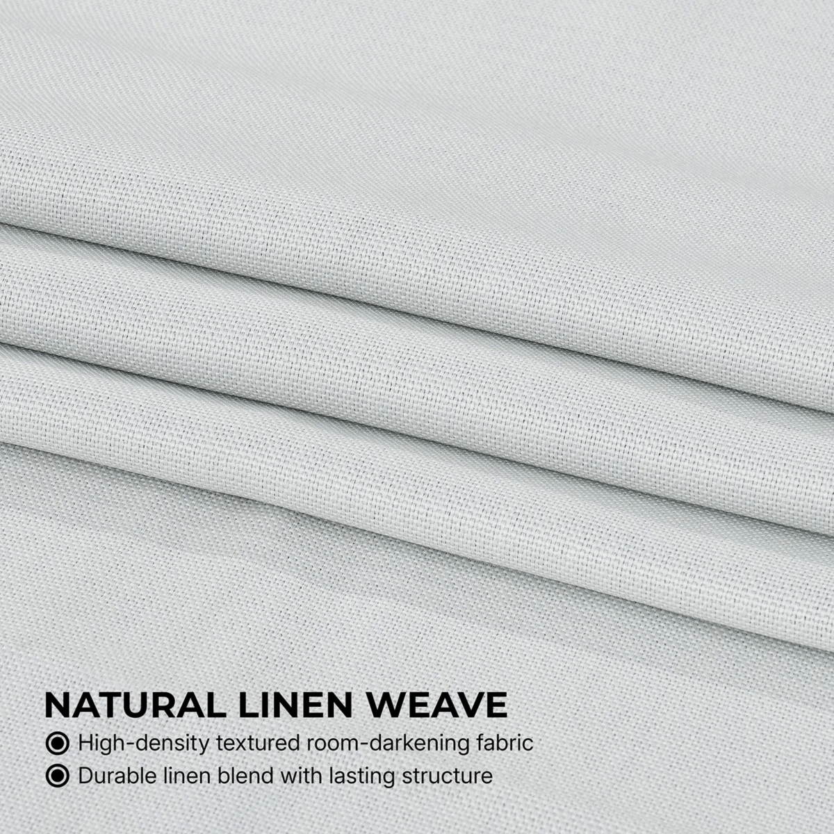 Half Price Drapes French Pleat Textured Faux Linen Room Darkening Curtain