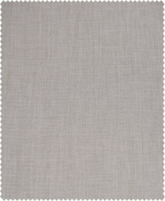 French Pleat Textured Faux Linen Room Darkening Curtain