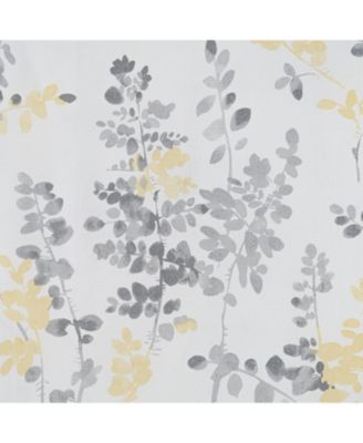 Olivia Gray Olivia 100% Polyester 140 GSM Aiden Printed Textured Grommet Curtain Panel 54" x 84"