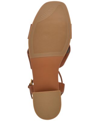 Women's Qeelin Criss-Cross High Block Heel Platform Sandals