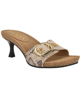 Women's Dexta Ornamented Slip-On Kitten Heel Sandals