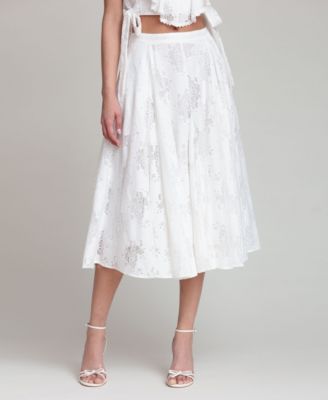 Women's Side Zippered Maxi Skirt