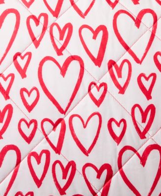 Heart Strings 3-Pc. Quilt Set, Full/Queen