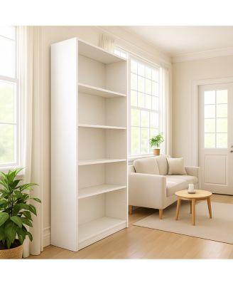 5-Tier Bookshelves Storage Cabinet
